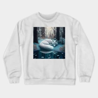 Winter Snow Fox #001 Crewneck Sweatshirt